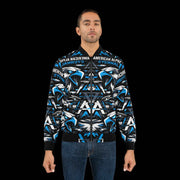 Glitch Alpha Bomber Jacket — American Alpha Eternal All-Over Print